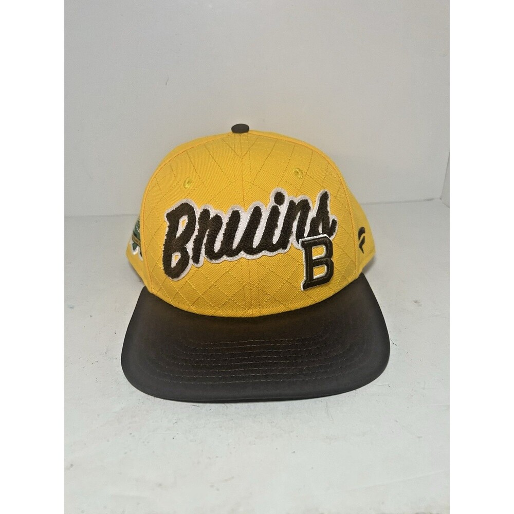 Boston Bruins Hat Gold Snapback Cap 2019 Winter Classic Patch Fanatics Spellout